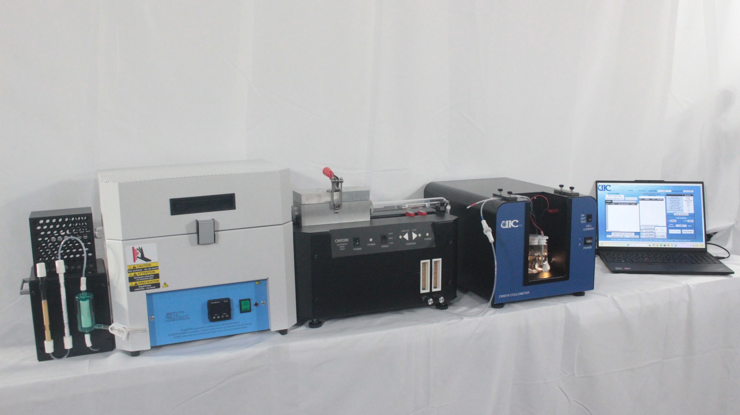 CM185 – Surface Carbon (SC) Analyzer with Automated Boat Inlet (ABI)
